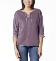 Jag Jeans Womens Debbie Lace Up Top