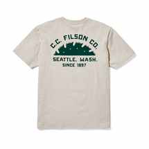 Filson Mens Outfitter Graphic T-Shirt PEBBLE