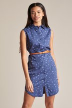 United By Blue Womens Prim Shirtdress BLUE