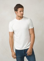Prana Mens Crew T-Shirt WHITE