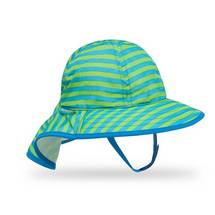 Sunday Afternoons Infant SunSprout Hat BLUE/GREEN