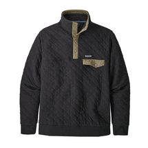 Patagonia Mens Cotton Quilt Snap-T Pullover BLK