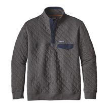 Patagonia Mens Cotton Quilt Snap-T Pullover FORGEGREY