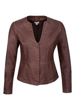 Tribal Womens Collarless Jacket
