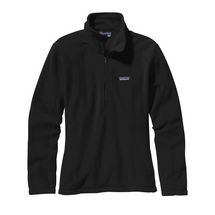 Patagonia Womens Micro D 1/4-Zip Fleece BLK