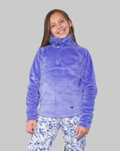 Obermeyer Girls Furry Fleece Top VINCA