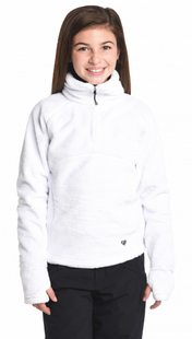 Obermeyer Girls Furry Fleece Top WHITE
