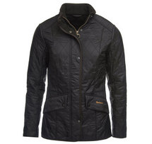 Barbour Womens Cavalry Polarquilt Jacket BLACK