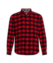Woolrich Mens Trout Run Plaid Flannel Shirt