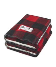Woolrich Sherpa Rough Rider Buffalo Check Wool Blanket