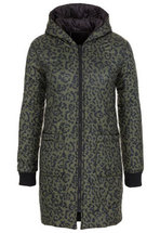 Tribal Womens Reversible Zip-Front Coat 3112O