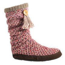 Acorn Womens Jam Tassel Boot Slippers