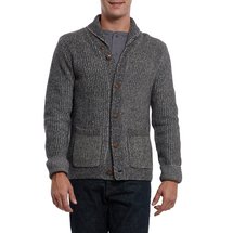 Grayers Mens Belmont Plaited Cardigan Sweater