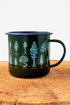 United By Blue Evergreen Enamel Steel Mug
