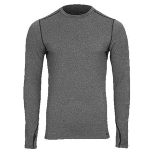 Hot Chillys Mens Micro-Elite Chamois Crewneck GRANITE