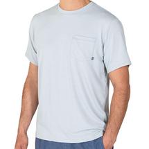 Free Fly Mens Bamboo Flex Pocket Tee HEATHERASH