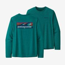 Patagonia Mens Long-Sleeved Capilene Cool Daily Graphic Shirt BBGX