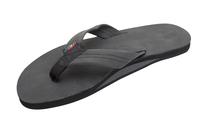 Rainbow Men's Single Layer Premier Leather with Arch Support BLACK