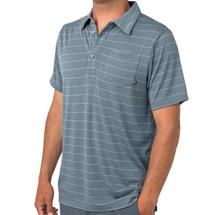 Free Fly Mens Bamboo Dockside Polo BLUESTEEL