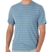 Free Fly Mens Bamboo Channel Pocket Tee ATLBLUE