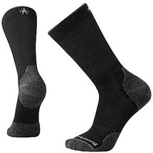 Smartwool Mens PhD Outdoor Light Crew Socks CHARCOAL