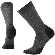 Smartwool Mens PhD Outdoor Light Crew Socks MEDIUMGRAY