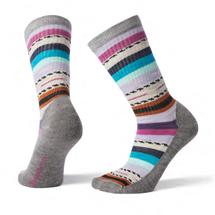 Smartwool Womens Hike Light Margarita Crew Socks LIGHTGRAY