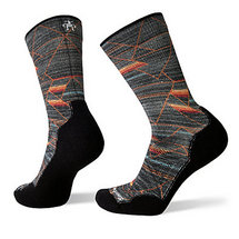 Smartwool Mens PhD® Outdoor Light Margarita Mash-Up Print Crew Socks