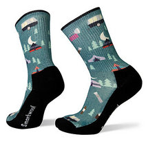 Smartwool Womens Hike Light Summer Nights Print Crew Socks