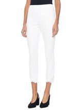 Lysse Womens Fringe Tulip Hem Denim