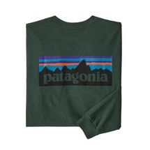 Patagonia Men's Long-Sleeved P-6 Logo Responsibili-Tee® ARGR