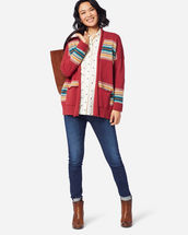 Pendleton Women's Western Horizons Cardigan REDROCKMULTI