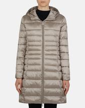 Save The Duck Women's Iris Hooded Coat 144PEARLGREY