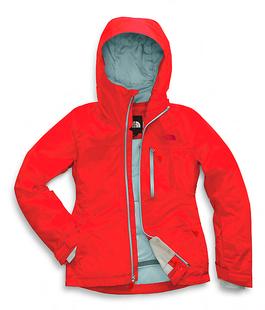 north face descendit red