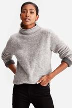 Lole Women's Two-Toned Sweater MEDIUMGREYHEATHER