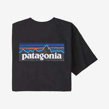 Patagonia Men's P-6 Logo Responsibili-Tee BLK