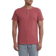 Grayers Men's Madison Jaspe S/S Henley DUSTYCEDAR