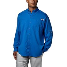  Columbia Men's Pfg Tamiami Ii Long Sleeve Shirt - Vivid Blue