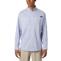Columbia Men's PFG Super Tamiami Long Sleeve Shirt VIVIDBLUEGING