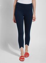 Lysse Women's Lynette Scallop Edge Denim INDIGO