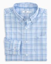 Southern Tide Men's Abound Plaid Intercoastal Shirt SKYBLUE