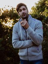 Holebrook Men's Gregor Full Zip Windproof LTGREY/LTGREY