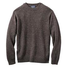 Pendleton Men's Shetland Crew Sweater BROWNMIX