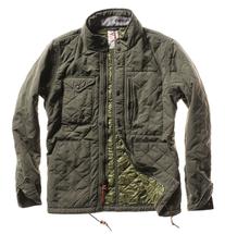 Relwen Men's Quilted Tanker Jacket DKOLIVE