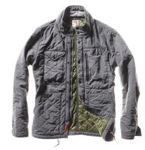 Relwen Men's Quilted Tanker Jacket GREY
