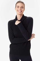Lole Women's Cozy Turtleneck BLACK