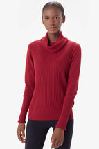 Lole Women's Cozy Turtleneck MAHOGANY