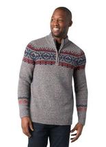 Smartwool Men's CHUP Hansker Half Zip Sweater CAMELHEATHERMEDIUMGR