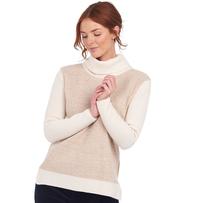 Barbour Women's Dipton Roll Collar CARAMEL