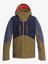 Quiksilver Men's Mission Plus Snow Jacket MILITARYOLIVE